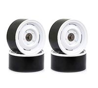 Remingtape 4 piezas de metal 1.9 Beadlock rueda buje para 1/10 RC Crawler Auto SCX10 90046 TRX4 D90,