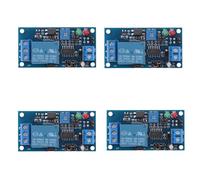 Remingtape 4 relés de retardo de 12 V CC, interruptor de encendido y apagado con temporizador