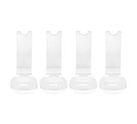 Remingtape 4 unidades de soporte electrónico de acrílico para lápiz, soporte de pluma estilográfica, bolígrafo, soporte transparente, soporte de presentación, organizador de bolígrafos