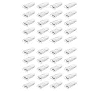 Remingtape 40 clips de plástico para chupete en forma de T, estilo maniquí, 40 unidades