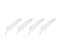 Remingtape 400 piezas plumas blancas ganso para sombrero 15-22 cm