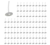 Remingtape 4000 piezas de mechas de vela 1 vela de bajo humo mechas con pestañas de metal mechas de luz de té para la fabricación de velas