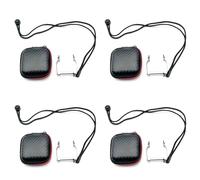 Remingtape 4X Aviation Aluminio Libre Buceo Nariz Clip Cómodo Buceo Surf Natación Clips Nariz Clips Antideslizante Silicona Cojín en Ambos, Plata