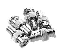 Remingtape 5 conectores coaxiales BNC macho a RCA hembra para vídeo CCTV