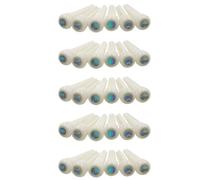 Remingtape 5 de puente de hueso para guitarra con punto de abulón de 5,3 mm para piezas de guitarra acústica