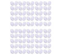 Remingtape 50 pares de gafas redondas de silicona push en almohadillas nasales