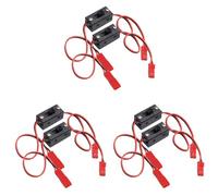 Remingtape 6 piezas ON/OFF interruptor de red Receptor JST Conector para RC 1/10 1/8 coche orugas con múltiples rotores