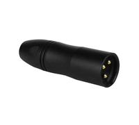 Remingtape Adaptador de 3,5 mm TRS hembra a XLR simétrico, adaptador de audio de alimentación fantasma, se convierte en fuente de alimentación plug-in de 3-5 V. Piezas de repuesto, accesorios.