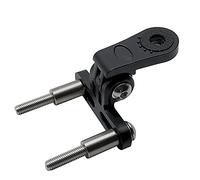 Remingtape Adaptador de soporte para de bicicleta para rueda delantera de luz LED para lámparas, soporte para cámara, tipo de conexión