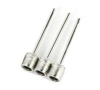 Remingtape Aguja inflable de acero inoxidable para bomba de pelota, 3 piezas, para inflar fútbol, baloncesto, voleibol