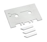 Remingtape Cassette Cauze Set de guía de alineación mecánica de alta precisión, kit de medidor con 3 piezas de barra de prueba, incluye medidor