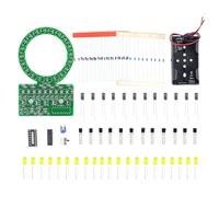 Remingtape CD4017 Anillo gradiente LED lámpara de agua DIY kit electrónico divertido piezas de producción de soldadura para educación y enseñanza