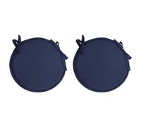 Remingtape Cojín redondo para asiento de silla, 2 unidades, redondo, impermeable, para interior y exterior, jardín, comedor, oficina, cafetería E