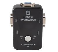 Remingtape Conmutador KVM USB 2 puertos VGA SVGA Switch Box USB 2.0 ratón teclado 1920 x 1440 interruptor caja