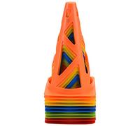 Remingtape Cono de entrenamiento de pelota, plegable, resistente al viento, conos de agilidad para el entrenamiento de baloncesto al aire libre