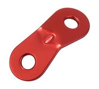 Remingtape Cordón de aleación de aluminio para tienda de campaña, tensor de cuerda para tienda de campaña, senderismo, 2 agujeros, paquete de 12 unidades