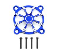 Remingtape Cubierta de ventilador de aleación de aluminio de 30 x 30 mm para motor RC ESC ventilador de estante eléctrico cubierta protectora azul