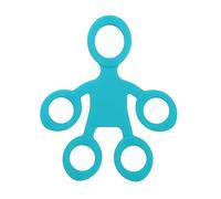 Remingtape de dedos de silicona humanoide para ejercicios de rehabilitación, dispositivo de compresión y descompresión, color azul