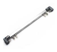 Remingtape Doble eje de accionamiento de pedal de tambor, brazo de conexión de pedal de tambor de acero, plata, fácil de usar