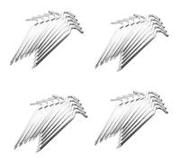 Remingtape Estacas de metal para tienda de campaña, 18 cm, para suelo resistente, para camping, cenador, tienda de campaña, toldos, 40 estacas