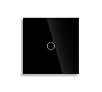 Remingtape EU 2way 1Gang Dual Touch Switch Dormitorio Sensor Interruptor No requiere Wi-Fi Negro