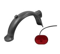 Remingtape Guardabarros trasero con luz trasera integrada, guardabarros para monopatín Fenders, apto para scooter eléctrico Mi4/4 Pro, piezas de repuesto