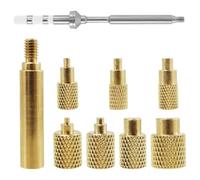 Remingtape Heat Set Insert Tool M2/M3//M5/M6/M7/M8 Heat Set Insert Tip Kit TS100 - Juego de puntas de soldador de latón