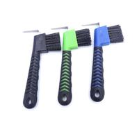 Remingtape Herramienta de limpieza de pezuñas de caballo de 3 piezas portátil con suave