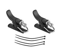 Remingtape Juego de 2 cañones de pesca marina para pesca de surf, ayuda estacionaria, carrete de lanzamiento, botón de pulgar, accesorios de pesca