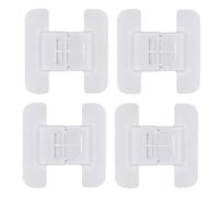 Remingtape Juego de 4 cerraduras para frigorífico para niños, cerraduras de armario para bebés, cerraduras para cajones de niños, cerradura para puerta del congelador