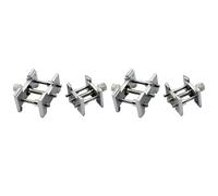 Remingtape Juego de 4 soportes de metal para reloj, base fija, multifunción, para relojeros, pinzas de reloj, herramientas de reparación de relojes, accesorios
