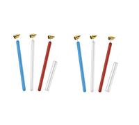 Remingtape Juego de 8 finos de 0,7/0,5/0,4 mm, punta fina de latón pesado, lápices de Kistka, juego de decoración, herramienta Pysanky-Kistka