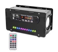 Remingtape Kit de altavoces Bluetooth DIY LED FM Radio USB Home Amplificador de sonido con pantalla digital Ejercicio de proyecto de soldadura