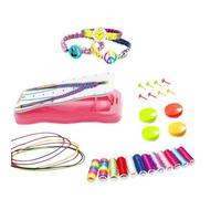 Remingtape Kit de cuerda de mano para hacer pulseras de la amistad, color rosa