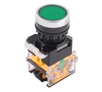 Remingtape La38-11/203 - Botón pulsador instantáneo de alto rendimiento, color verde