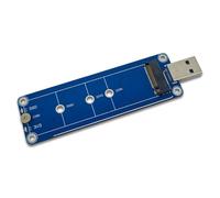 Remingtape M.2 NVME a USB 3.0 Riser Board Adaptador USB 3.0 a M-Key NVME USB3.2 Adaptador para SSD 2230 2240 2260 2280 M2