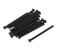 Remingtape M3 X 45Mm Acero Interior de Seis Bordes Tornillos de Cabeza de Lente Negro 20 Piezas