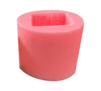 Remingtape Molde de silicona para velas, caja de regalo, molde de yeso para hacer jabón de bricolaje, fácil instalación, fácil de usar