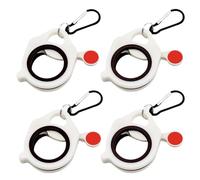 Remingtape Organizador de bridas para cables, 4 unidades, brilla en la oscuridad