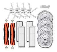 Remingtape Para Bot W10 Robot Aspirador de vacío para limpieza Accesorios Partes Principales Lados Cepillo Ruedas Lavables Filtro HEPA Limpiaparabrisas Accesorios Piezas