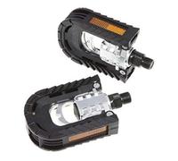 Remingtape Pedales de rueda de bicicleta antideslizantes de montaña con forma de , pedales universales híbridos para bicicleta BMX