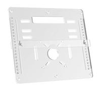 Remingtape Placa de inserción para mesa de fresado, plantillas de fresado, banco de carpintería, placa plegable, fresadora ajustable, placa plegable