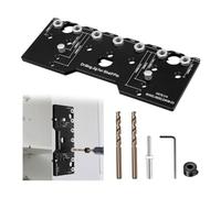 Remingtape Plantilla de lápiz para estantería, plantilla de perforación de 1/4 para estanterías, plantilla de montaje precisa para armarios