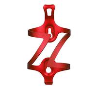 Remingtape Portabotellas de agua para bicicleta, aleación de aluminio, ultraligero, soporte para bicicleta de carretera, accesorio para bicicleta, color rojo