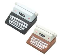 Remingtape Portatarjetas con forma de máquina de escribir vintage, clips para notas, soporte para tarjetas fotográficas, soporte para exhibición de notas kawaii