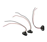 Remingtape Potencia de grabación: 12 cm, cable de 9 V, terminal de batería, soporte de conexión, 3 unidades