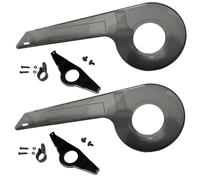 Remingtape Protector de cadena para bicicleta, protector de rueda de cigüeñal, adaptador universal, accesorio para bicicleta