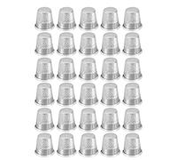 Remingtape Protector de dedos para coser, 30 piezas, anillo protector de dedos de metal para coser a mano, accesorios de manualidades, herramientas de costura