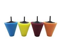 Remingtape Pulidor de rueda de coche, esponja de metal de espuma, para puertas y manijas de coche, 4 unidades