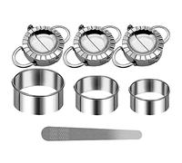 Remingtape Ravioli Cortador De Albóndigas De Acero Inoxidable Bola De Masa Ravioli Juego De Moldeadores Para Hacer Ravioli